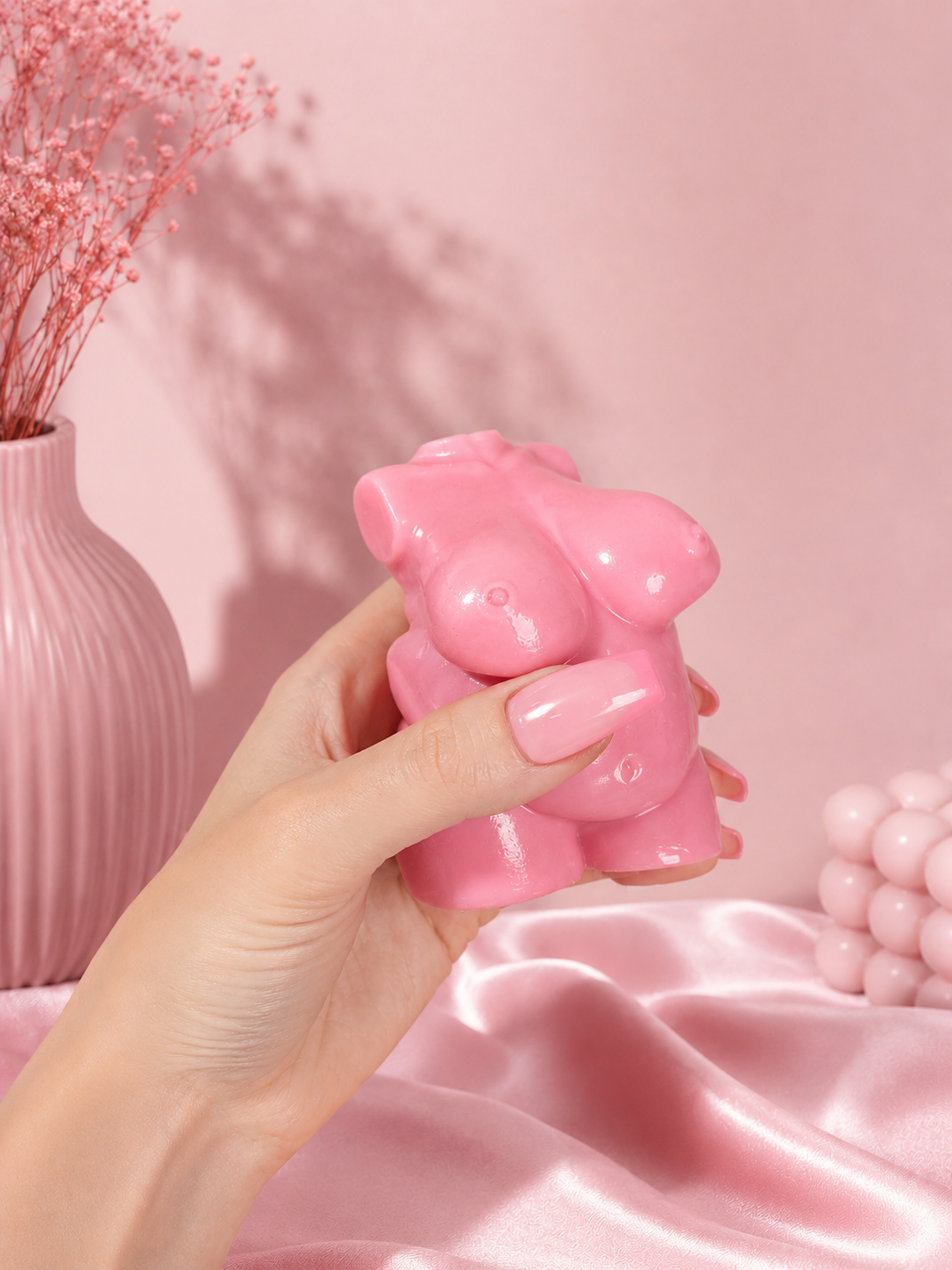 BODY OBJECT | Curved Form | Velvet Pink