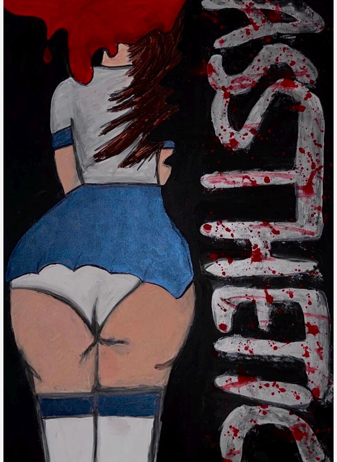 KILLER CURVES | Original Acrylic Painting