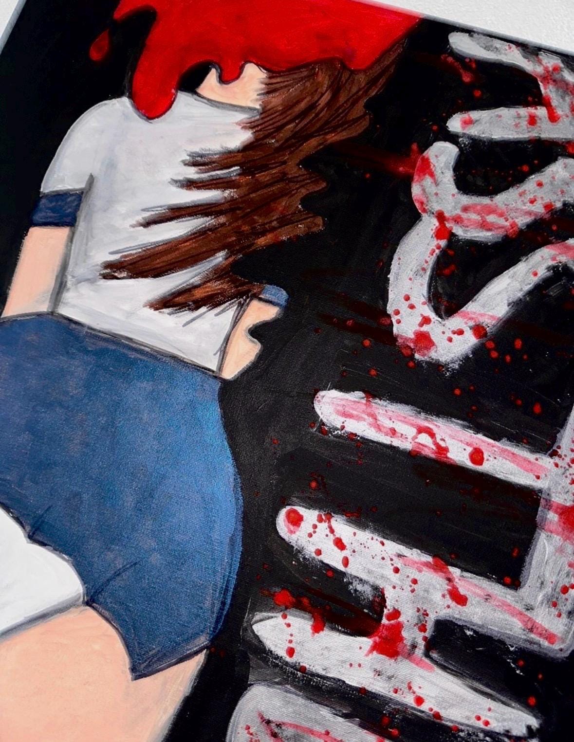 KILLER CURVES | Original Acrylic Painting