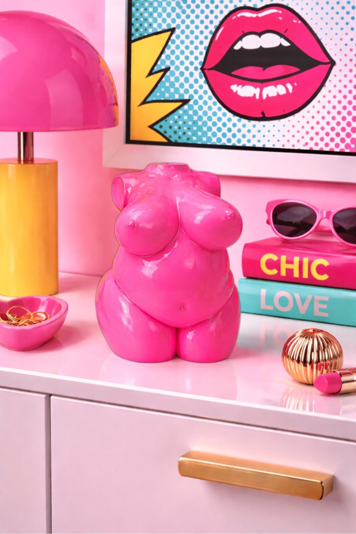 BODY OBJECT | Curved Form | Candy Pink