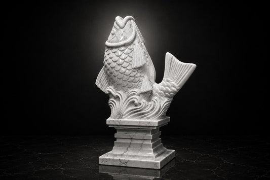 LIQUID KOI | Marble Gallery White
