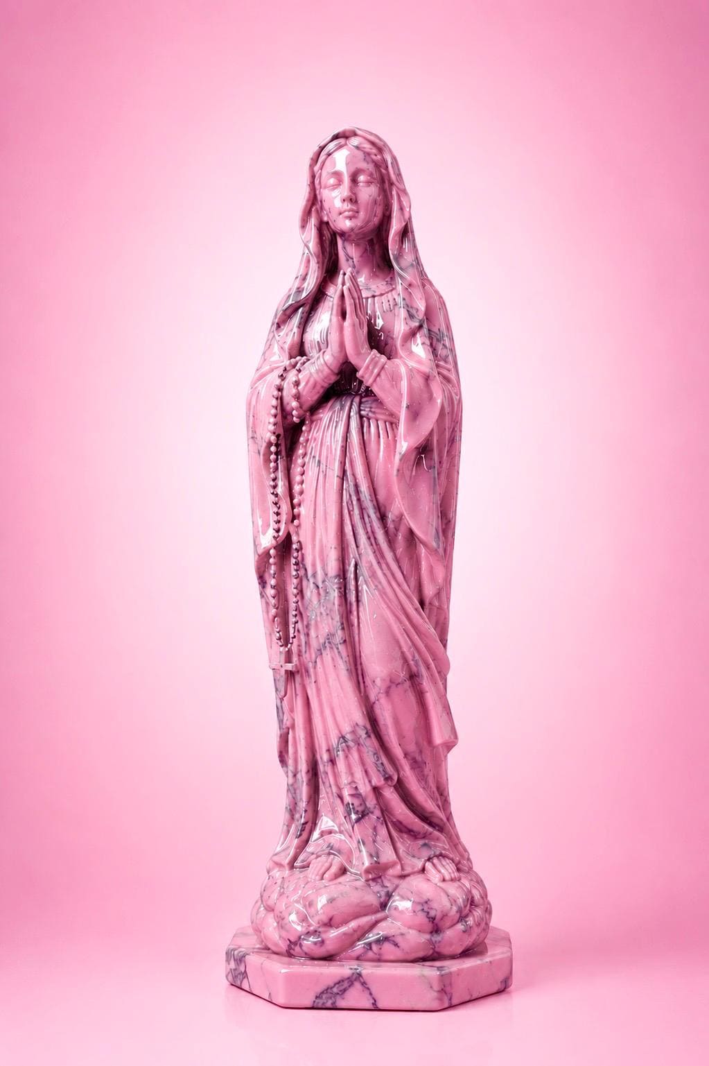 MORTIS MADONNA | Marble Velvet Pink