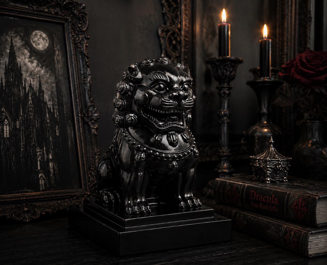 GUARDIAN LION | Gloss Black