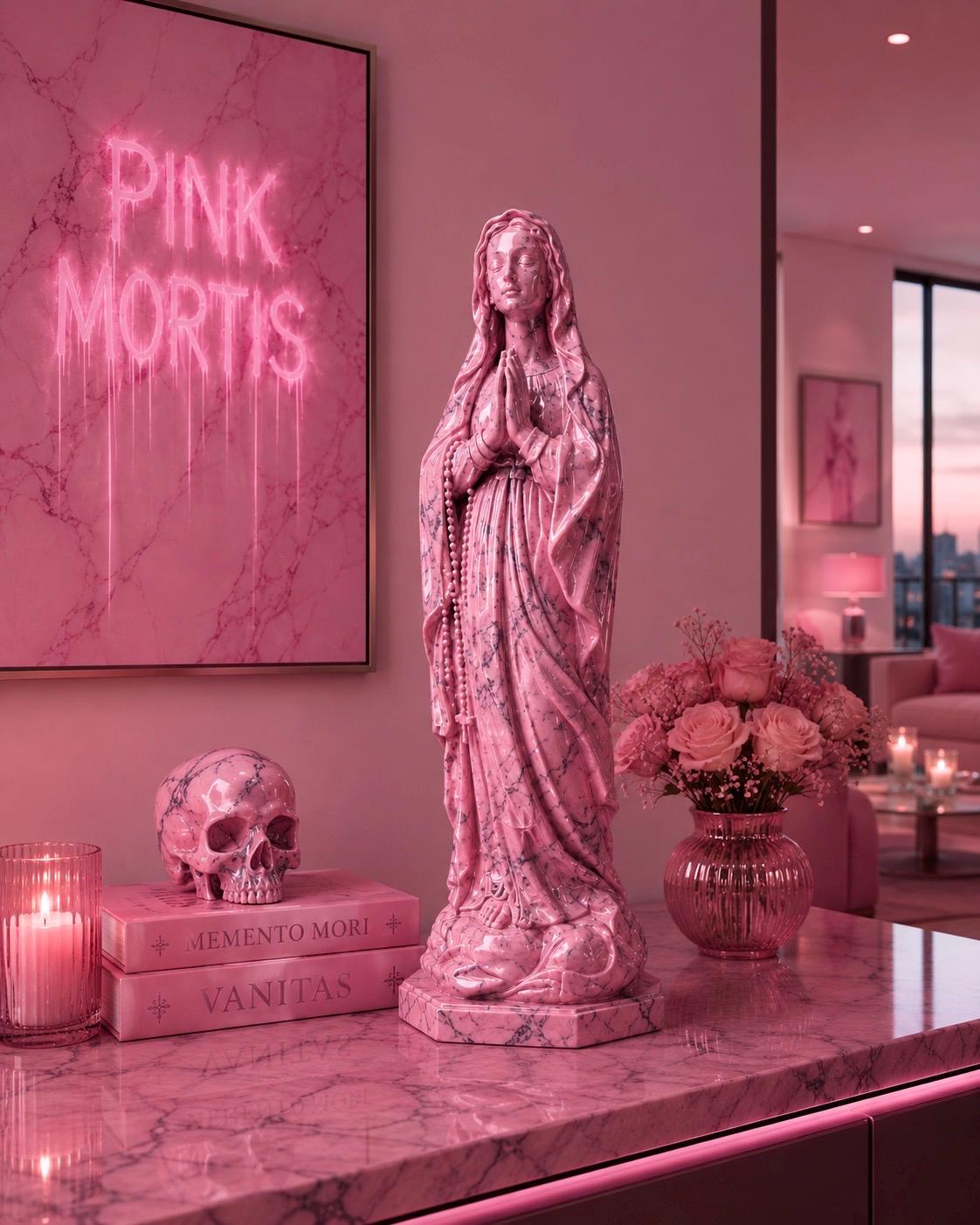 MORTIS MADONNA | Marble Velvet Pink