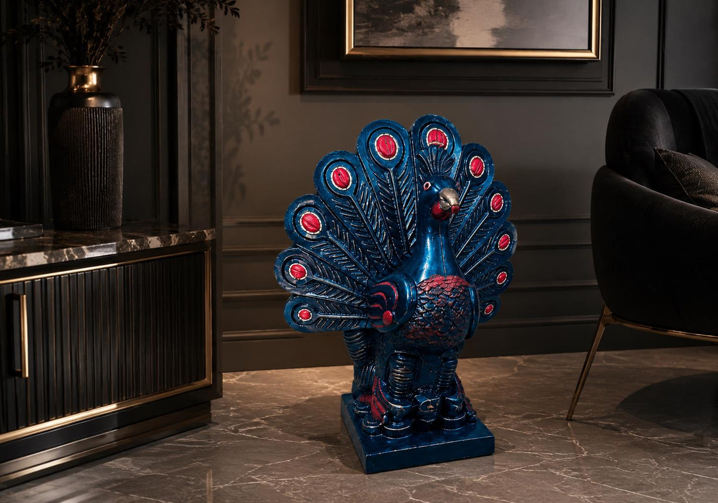 ROYAL FEATHERS | Blue Pink